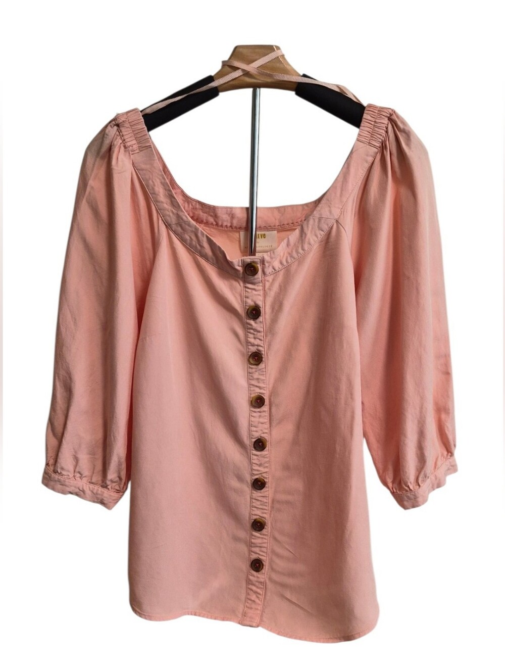 Anthropologie Maeve Alanis Linen Button Up Blouse - Size 10